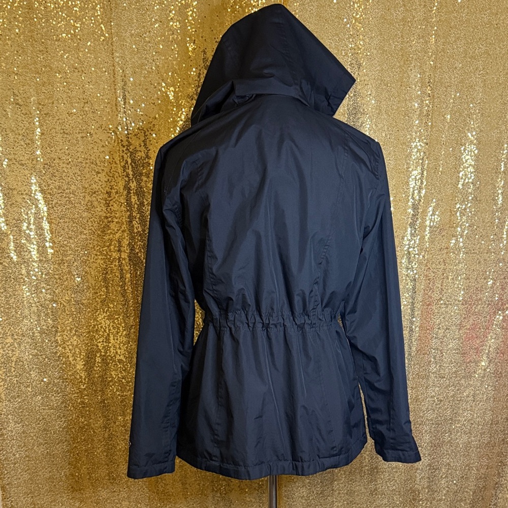 St. John's Bay Women's Reversible Gray/Black Utility Jacket with Hood - Picture 9 of 13